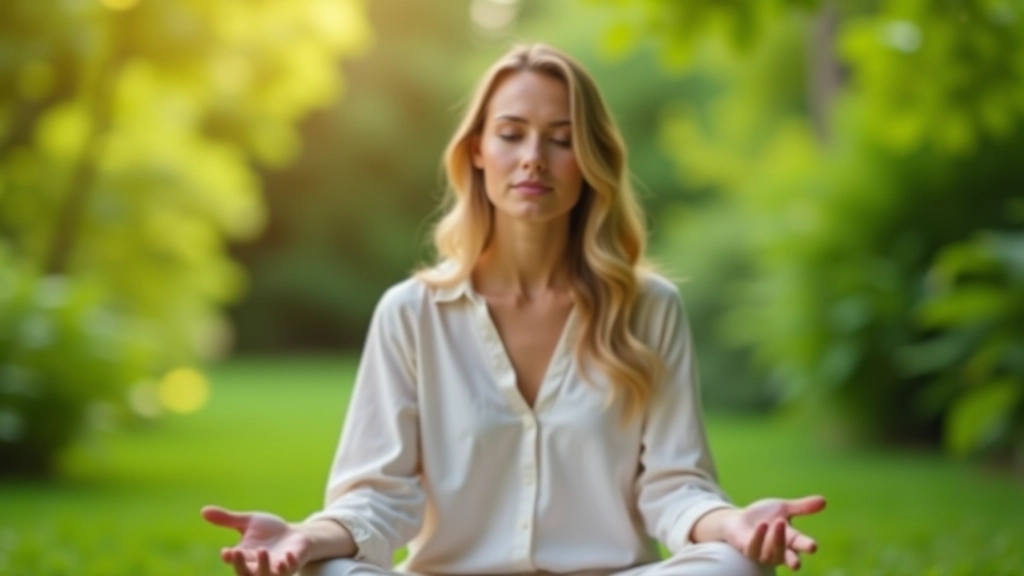 Persona che pratica consapevolezza emotiva in un ambiente tranquillo e naturale