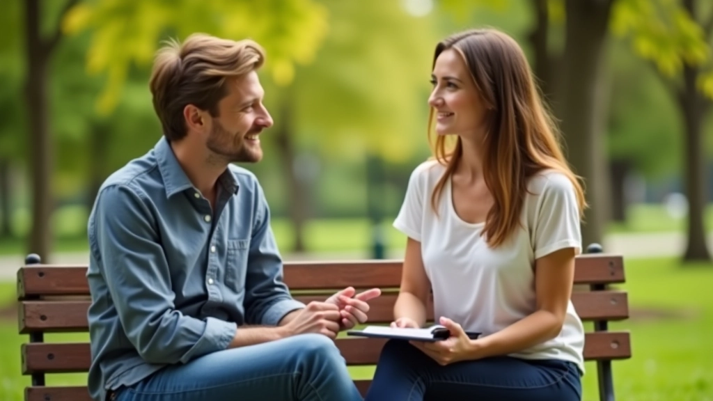 Sessione di ascolto attivo e comunicazione consapevole tra due persone