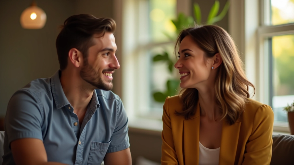 Due persone che conversano con attenzione e ascolto genuino, mostrando connessione empatica