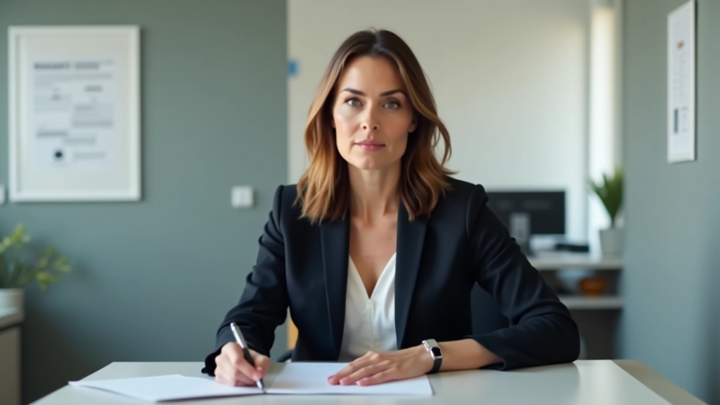 Persona che lavora con determinazione su un progetto importante, concentrata e motivata sul raggiungimento di un obiettivo